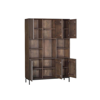 Vakkenkast XL Madison Walnoot | 135 cm - Industrieelinhuis.nl