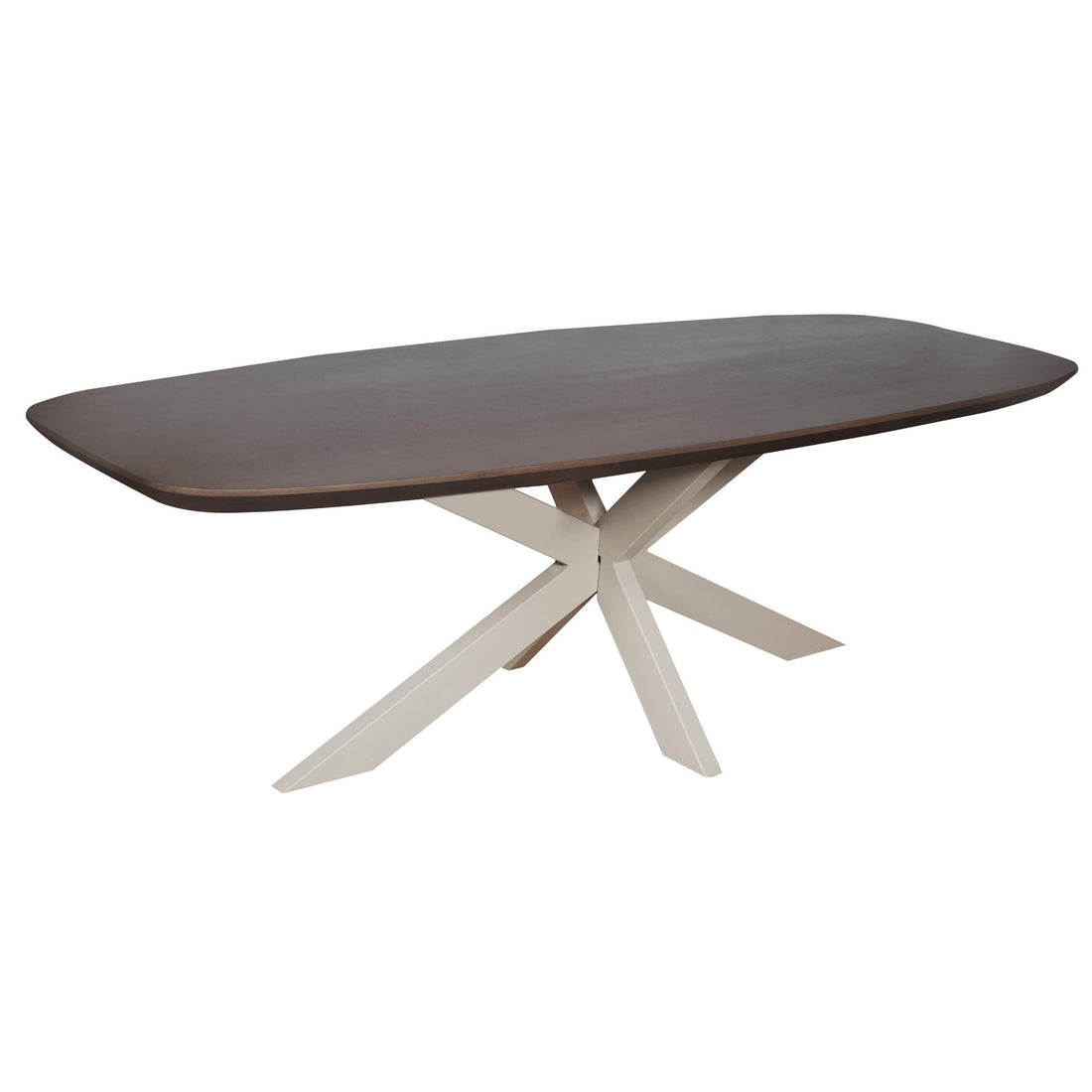 Eettafel Ovaal Madison Walnoot 200 cm - Industrieelinhuis.nl