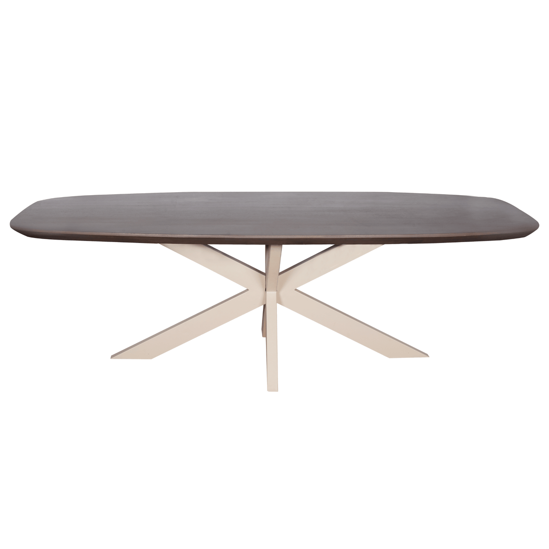 Eettafel Ovaal Madison Walnoot 200 cm - Industrieelinhuis.nl