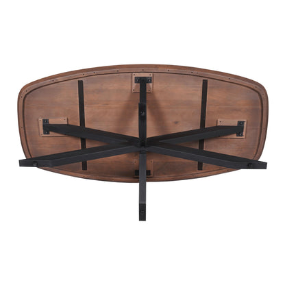 Eettafel Madison Ovaal Walnoot 160 cm