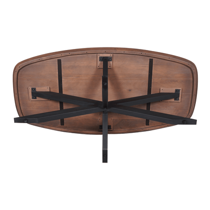 Eettafel Madison Ovaal Walnoot 160 cm