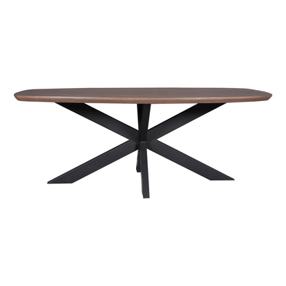 Eettafel Madison Ovaal Walnoot 160 cm