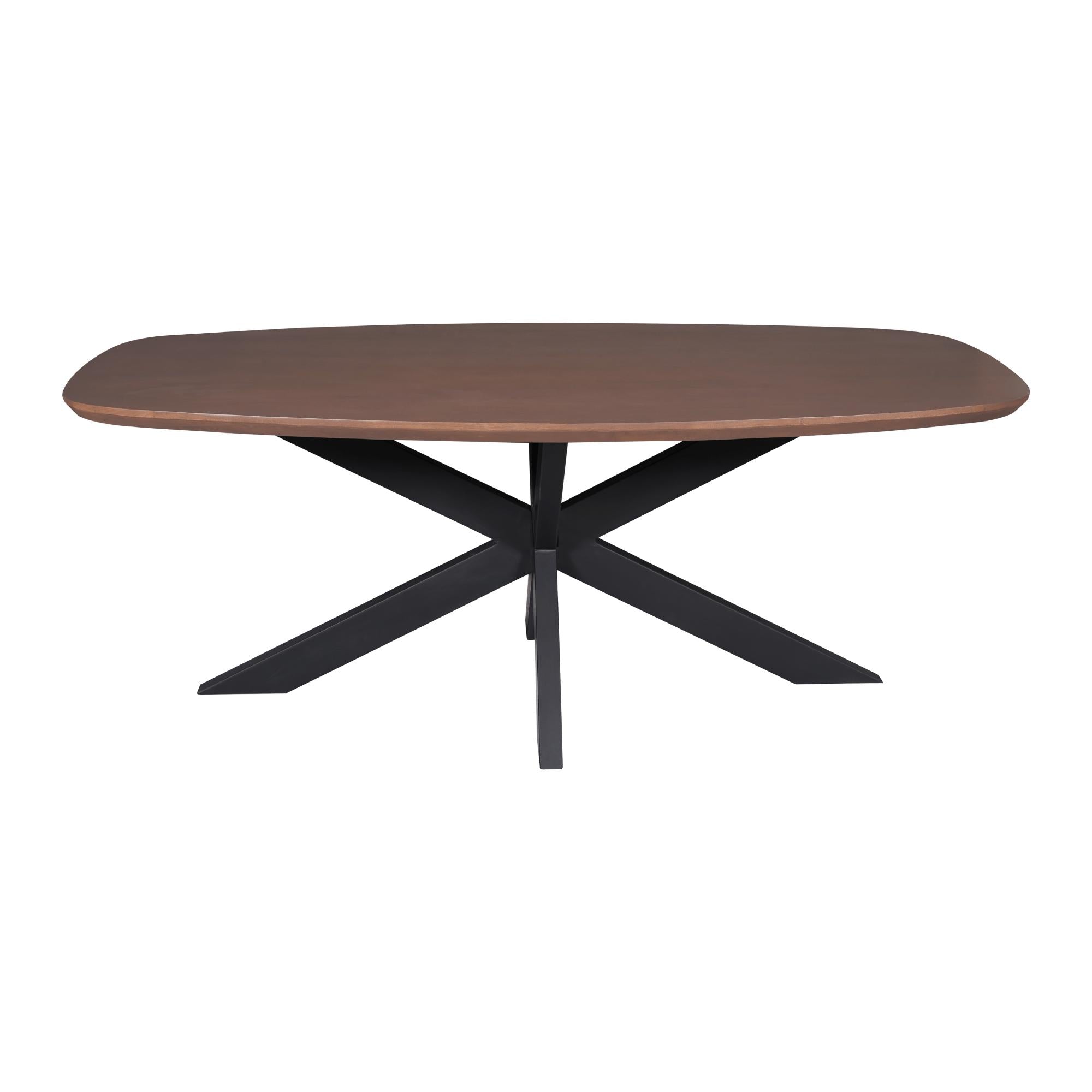 Eettafel Madison Ovaal Walnoot 160 cm