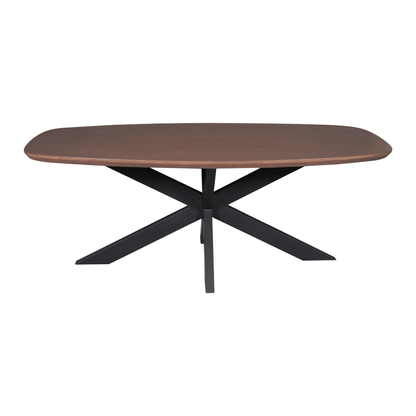 Eettafel Madison Ovaal Walnoot 160 cm