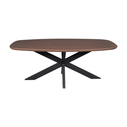 Eettafel Madison Ovaal Walnoot 200 cm