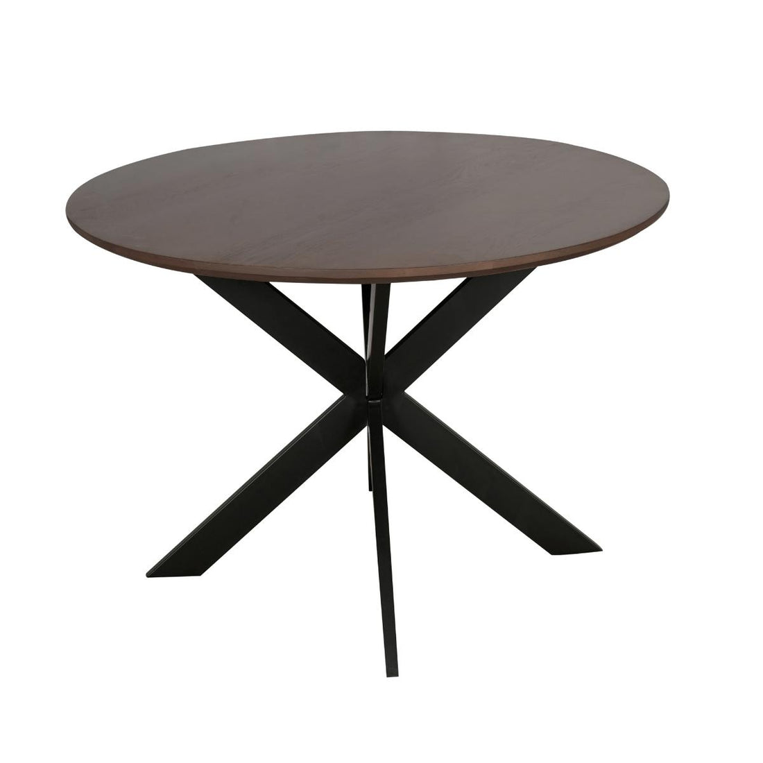 Esstisch Madison Walnut | 110 cm | Poot schwarz