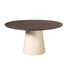Eettafel Madison Brown | 130 cm - Industrieelinhuis.nl
