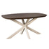 Eettafel Madison Brown | 160 cm | Deens Ovaal | Poot Sand - Industrieelinhuis.nl