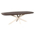 Eettafel Madison Brown | 200 cm | Deens Ovaal | Poot Sand - Industrieelinhuis.nl