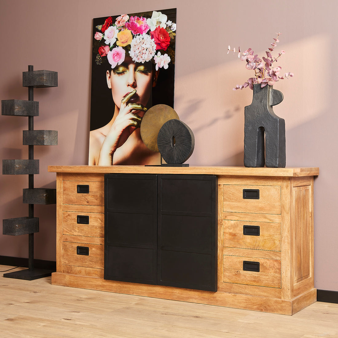 Harmony Dressoir | 200 cm - Industrieelinhuis.nl