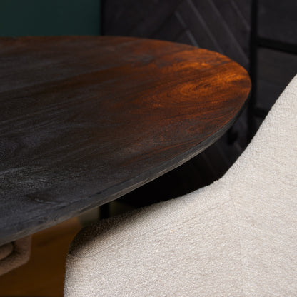 Eettafel New York | 160 cm | Ovaal - Industrieelinhuis.nl