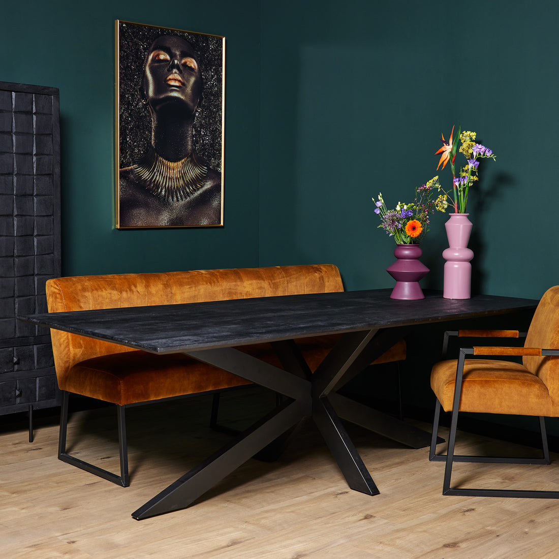 Eettafel New York | 160 cm | Rechthoek - Industrieelinhuis.nl