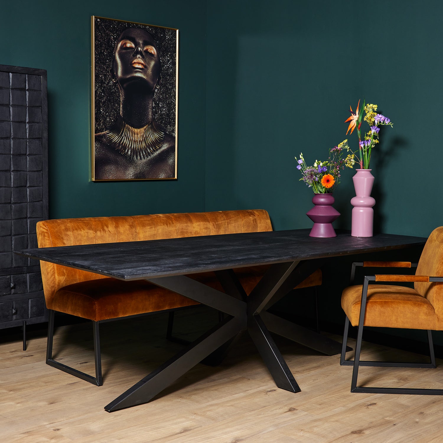 Eettafel New York | 160 cm | Rechthoek - Industrieelinhuis.nl