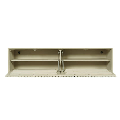 Zwevend tv meubel Maddie Zand 120 cm - Industrieelinhuis.nl