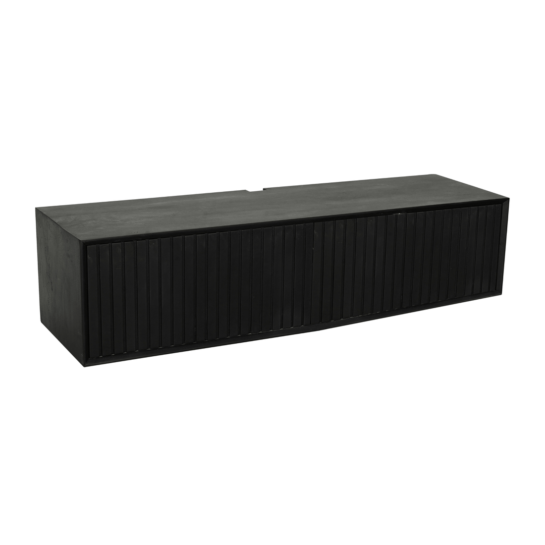 Zwevend tv meubel Maddie Zwart 120 cm - Industrieelinhuis.nl