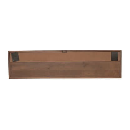Zwevend tv meubel Maddie Walnoot 120 cm - Industrieelinhuis.nl