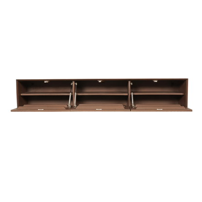 Zwevend tv meubel Maddie Zand 120 cm - Industrieelinhuis.nl