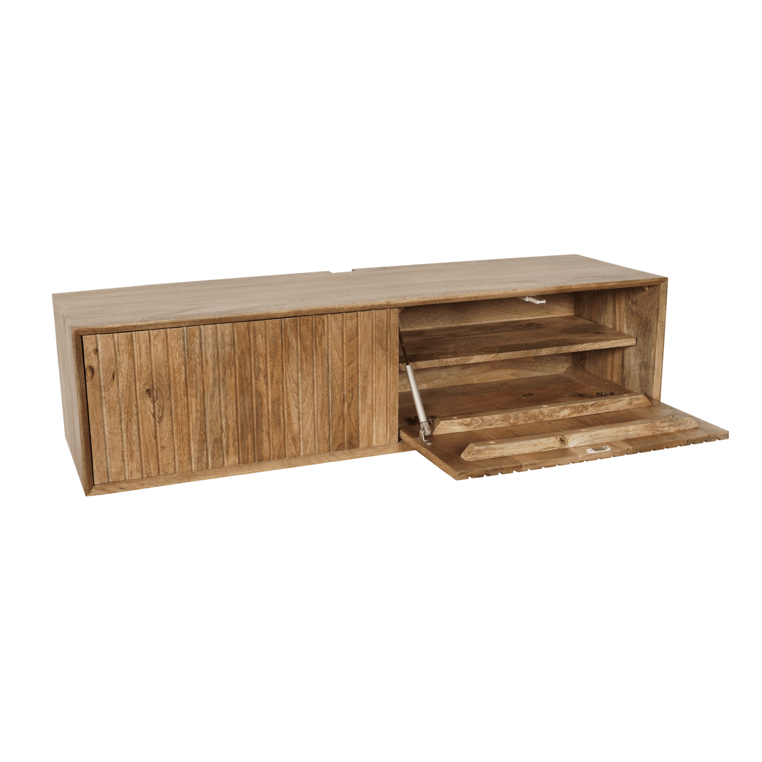 Zwevend tv meubel Maddie Naturel 120 cm - Industrieelinhuis.nl
