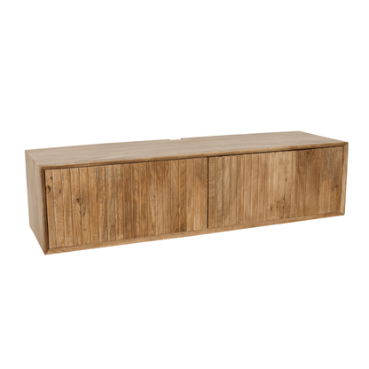 Zwevend tv meubel Maddie Naturel 120 cm - Industrieelinhuis.nl