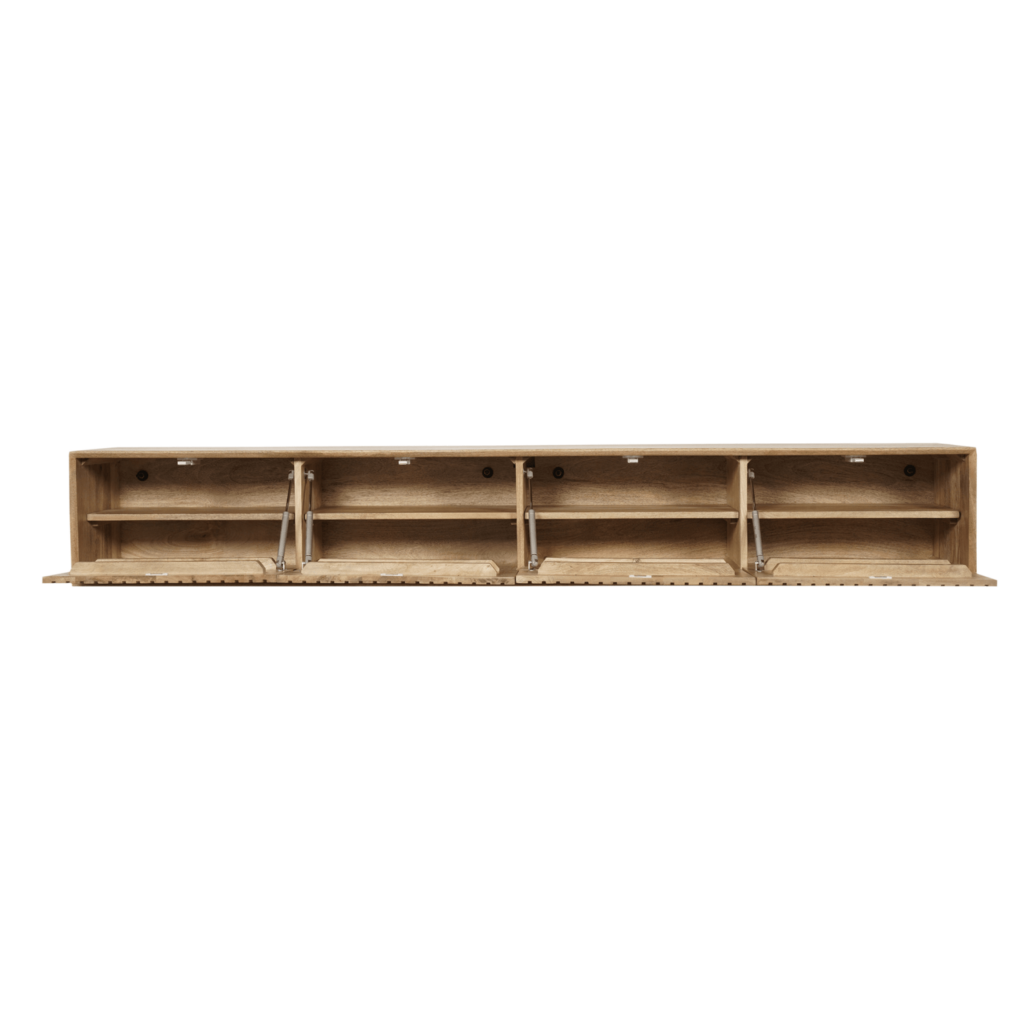Zwevend tv meubel Maddie Naturel 240 cm - Industrieelinhuis.nl