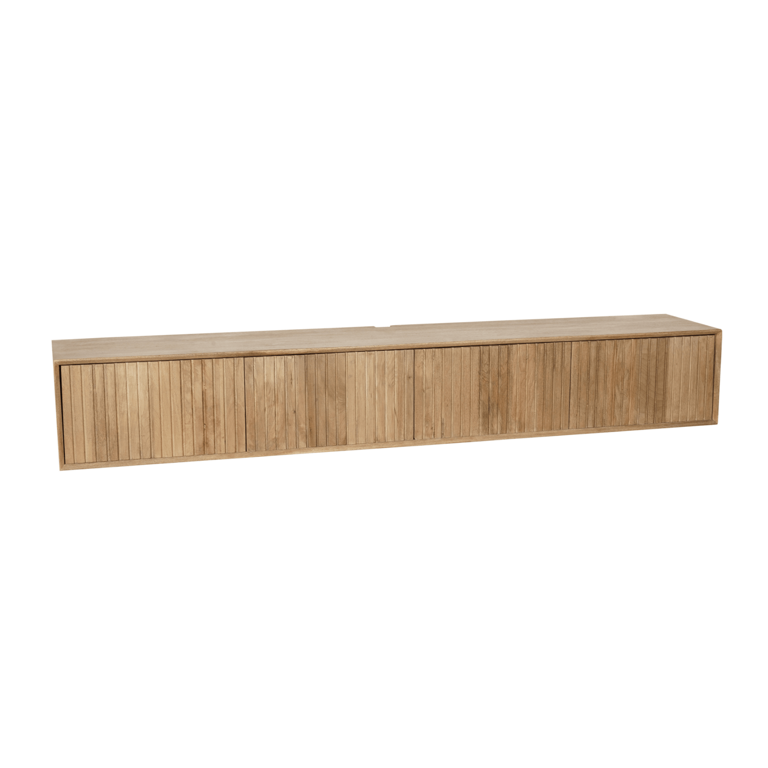 Zwevend tv meubel Maddie Naturel 240 cm - Industrieelinhuis.nl