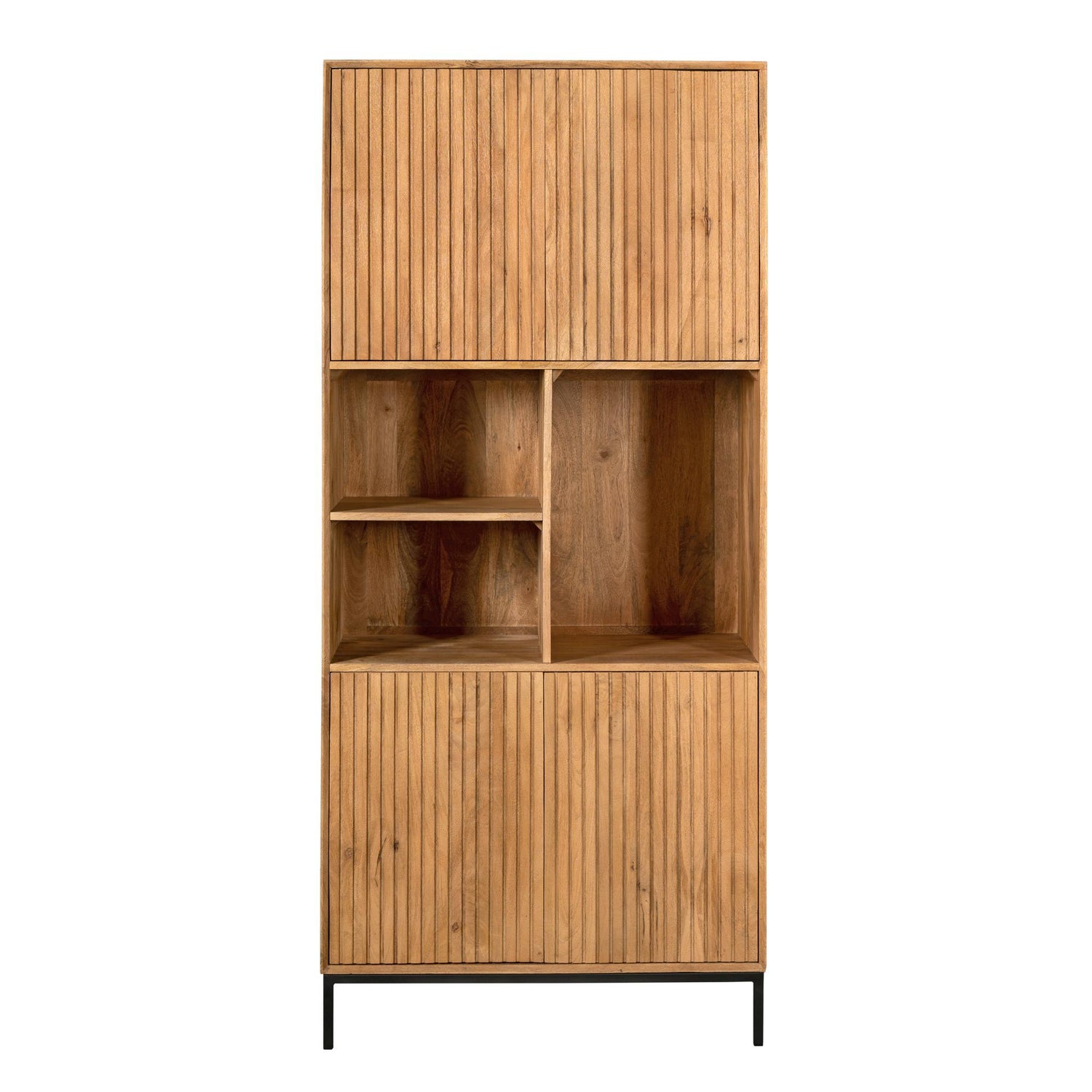 Vakkenkast Madison Natural 90 cm - Industrieelinhuis.nl