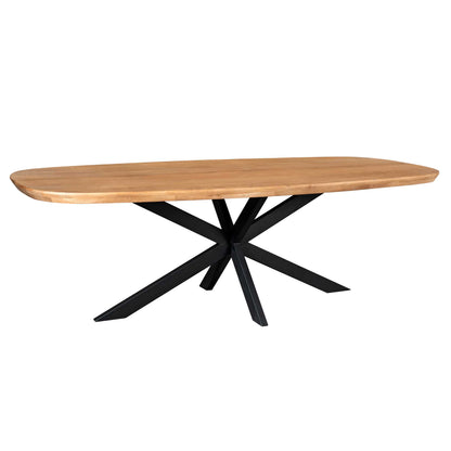 Eettafel Madison Naturel | 240 cm | Deens ovaal - Industrieelinhuis.nl