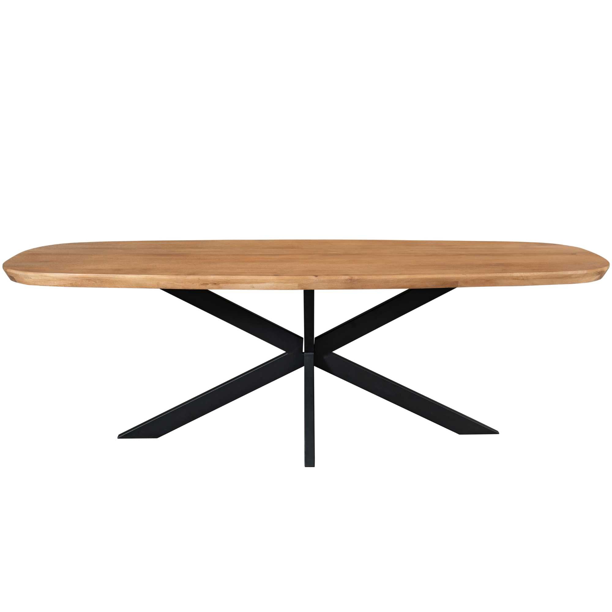 Eettafel Madison Naturel | 240 cm | Deens ovaal - Industrieelinhuis.nl