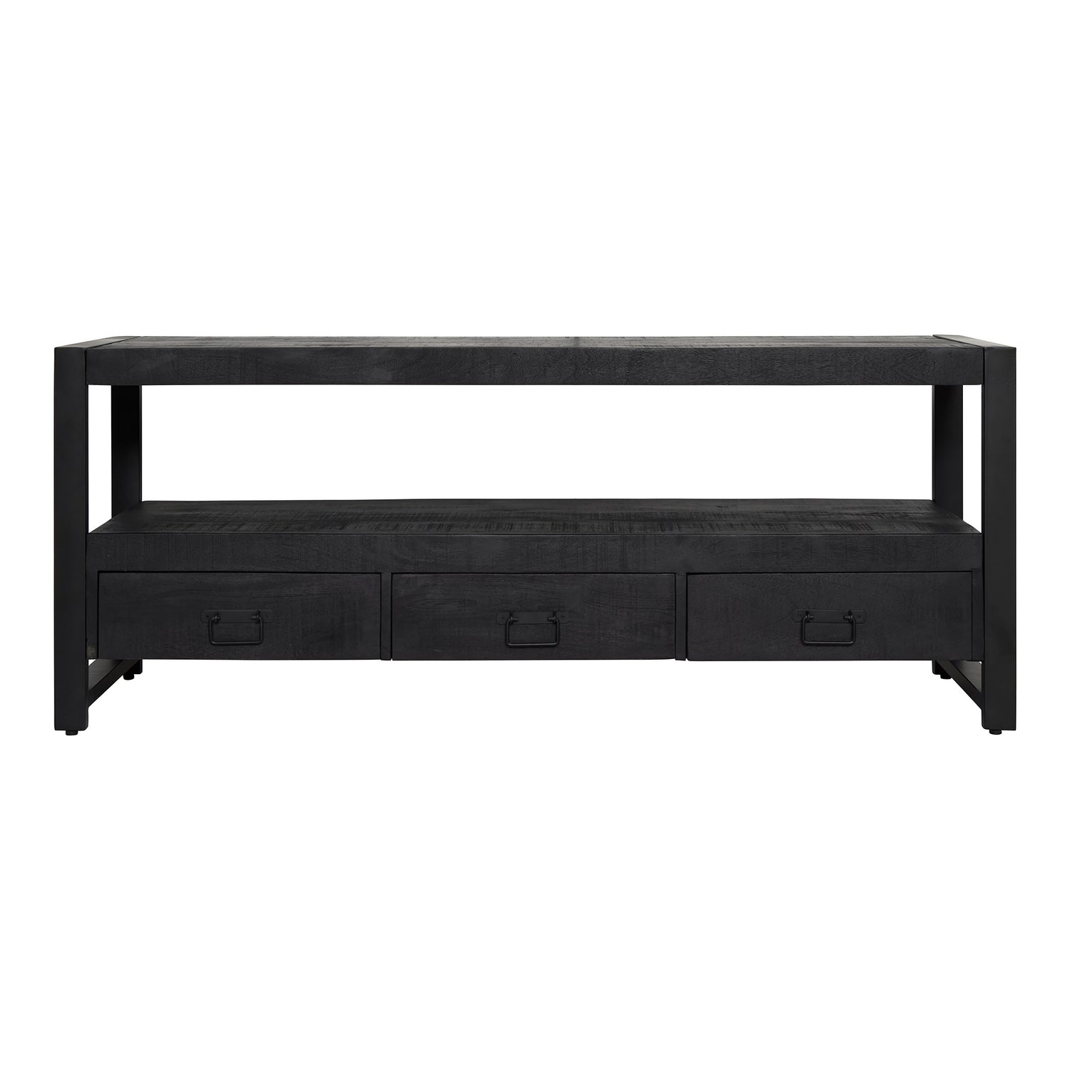 Tv meubel Boaz Black | 150 cm - Industrieelinhuis.nl