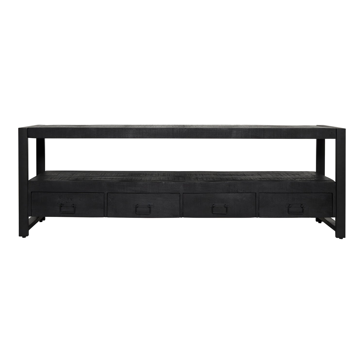 Tv meubel Boaz Black | 180 cm - Industrieelinhuis.nl