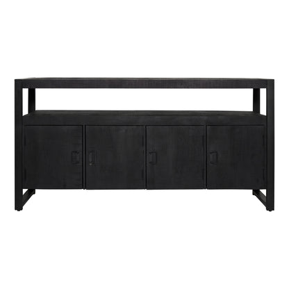 Dressoir Boaz Black | 175 cm - Industrieelinhuis.nl