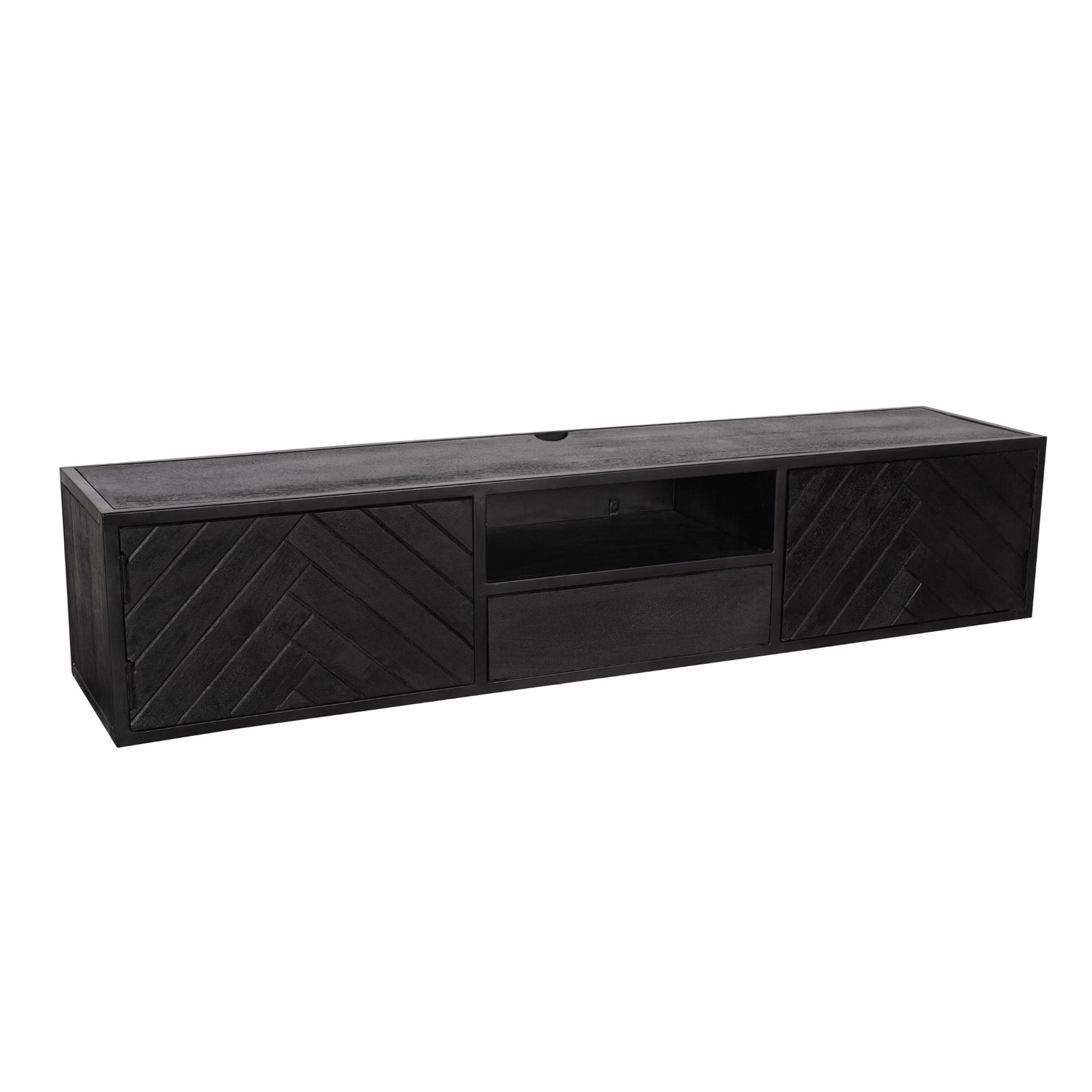 Zwevend tv meubel New York | 160 cm - Industrieelinhuis.nl
