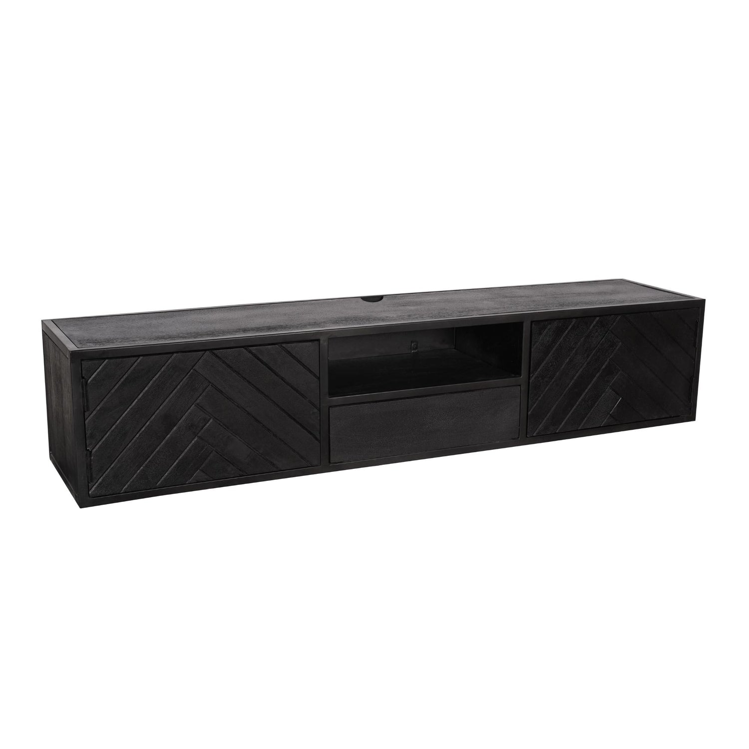 Zwevend tv meubel New York | 160 cm - Industrieelinhuis.nl