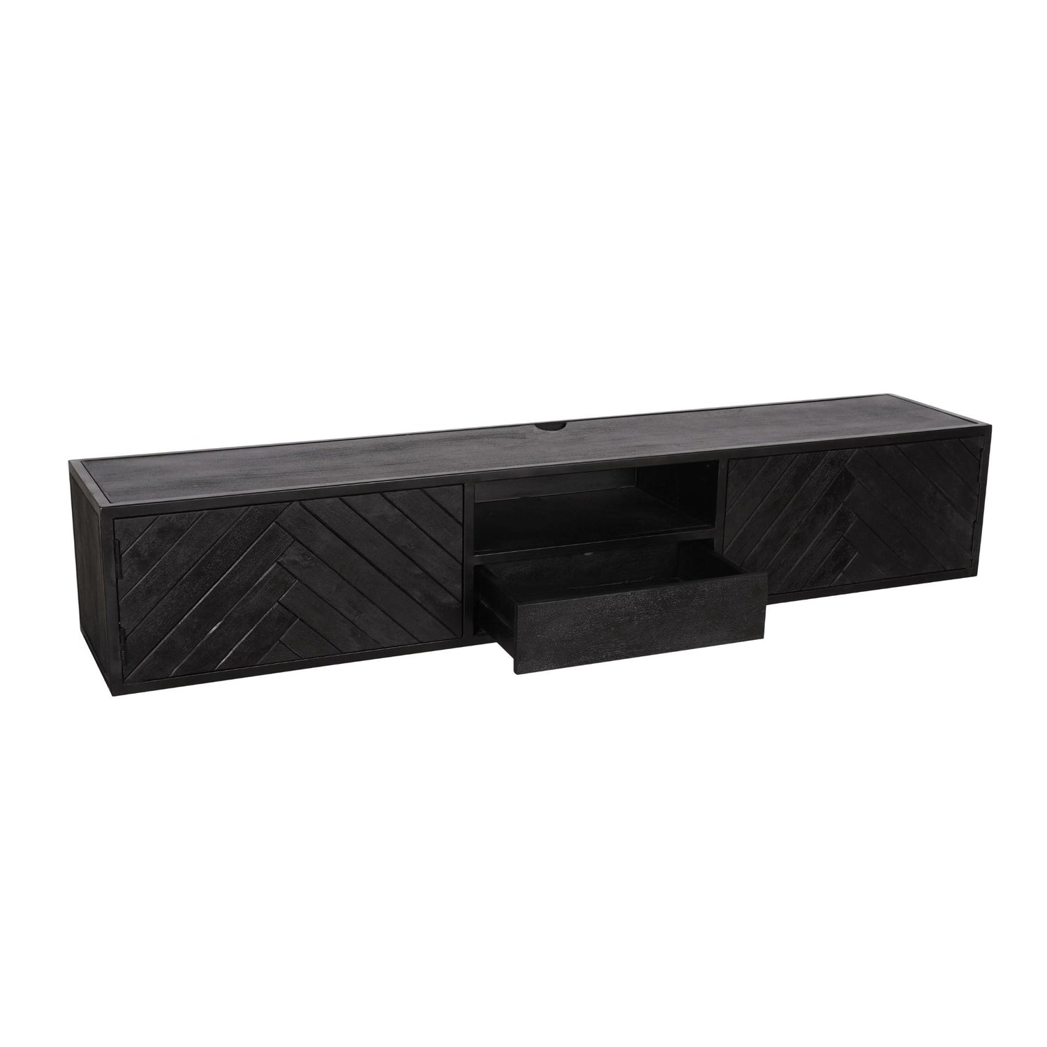 Zwevend tv meubel New York | 180 cm - Industrieelinhuis.nl