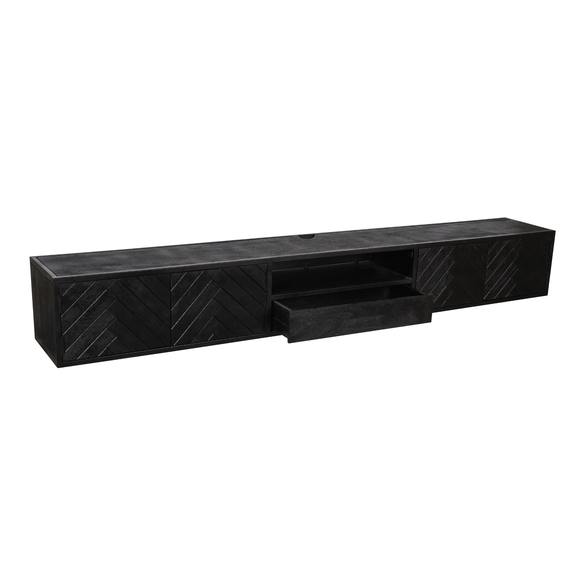 Zwevend tv meubel New York 280 cm - Industrieelinhuis.nl