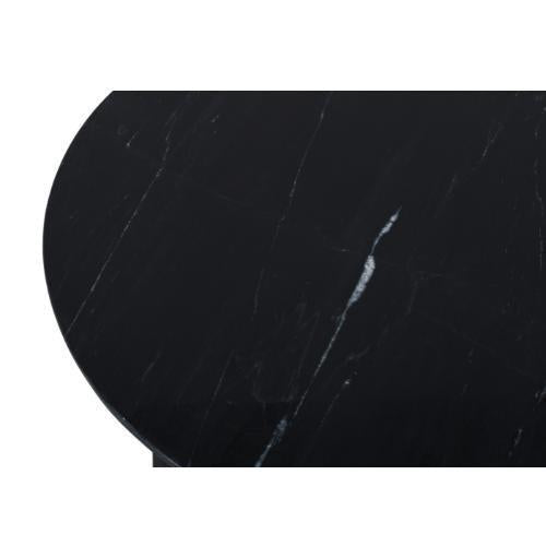 Salontafel Collin Black marble | 75 cm - Industrieelinhuis.nl