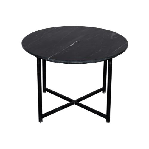 Salontafel Collin Black marble | 75 cm - Industrieelinhuis.nl