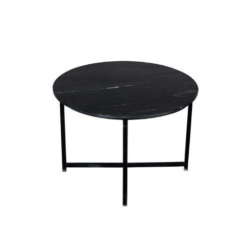 Salontafel Collin Black marble | 75 cm - Industrieelinhuis.nl