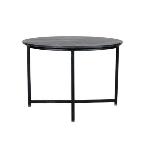 Salontafel Collin Black marble | 75 cm - Industrieelinhuis.nl