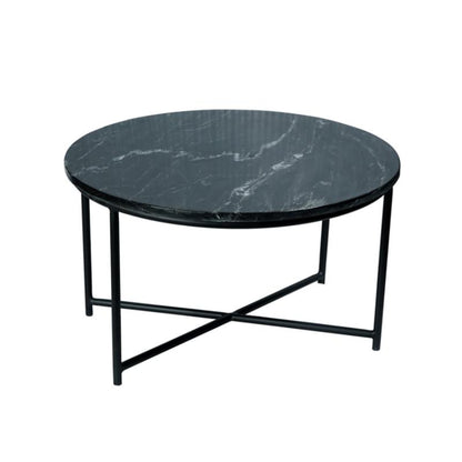 Salontafel Mex Black marble | 75 cm - Industrieelinhuis.nl
