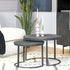 Salontafel Ora Black Kadappa Stone| 60 cm | Set van 2 - Industrieelinhuis.nl