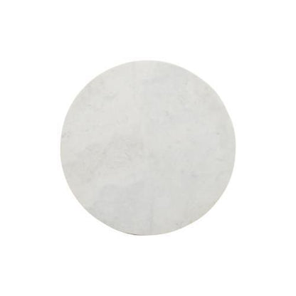 Bijzettafel Kay White marble | 40 cm - Industrieelinhuis.nl
