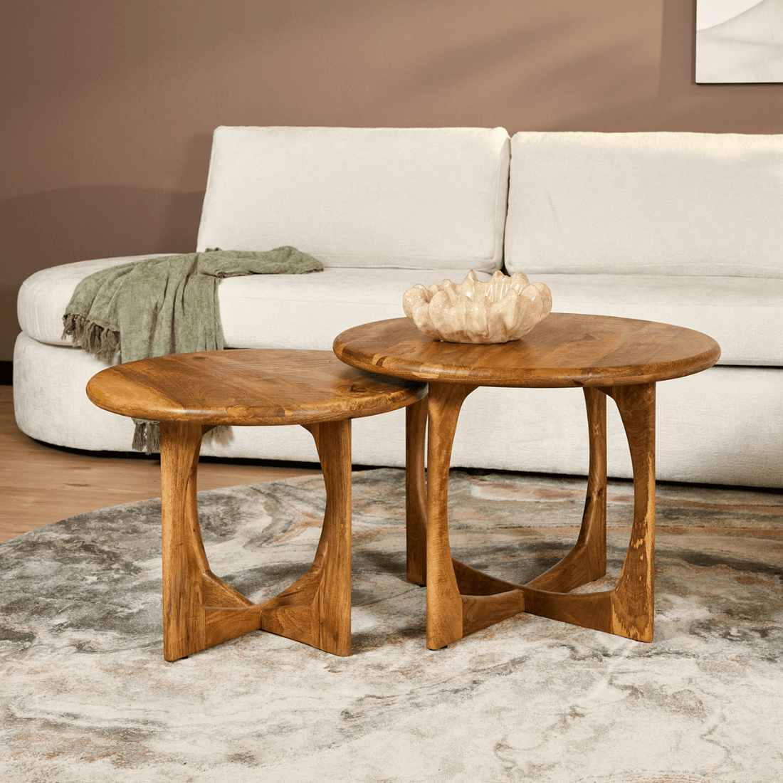 Salontafel Nova | Naturel | 70 cm - Industrieelinhuis.nl