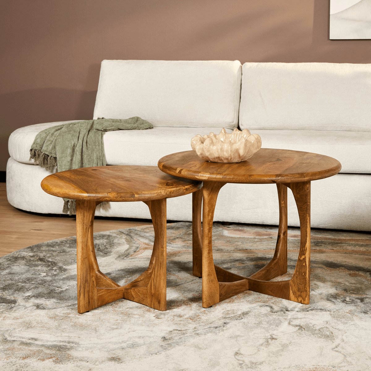 Salontafel Nova | Naturel | 70 cm - Industrieelinhuis.nl