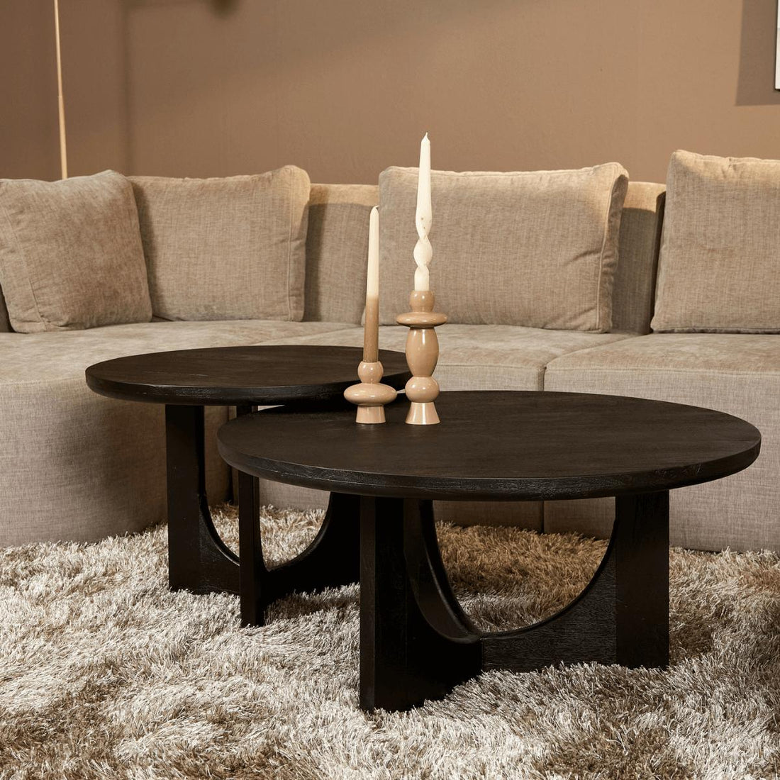 Salontafel Guus | Zwart | 60 cm - Industrieelinhuis.nl