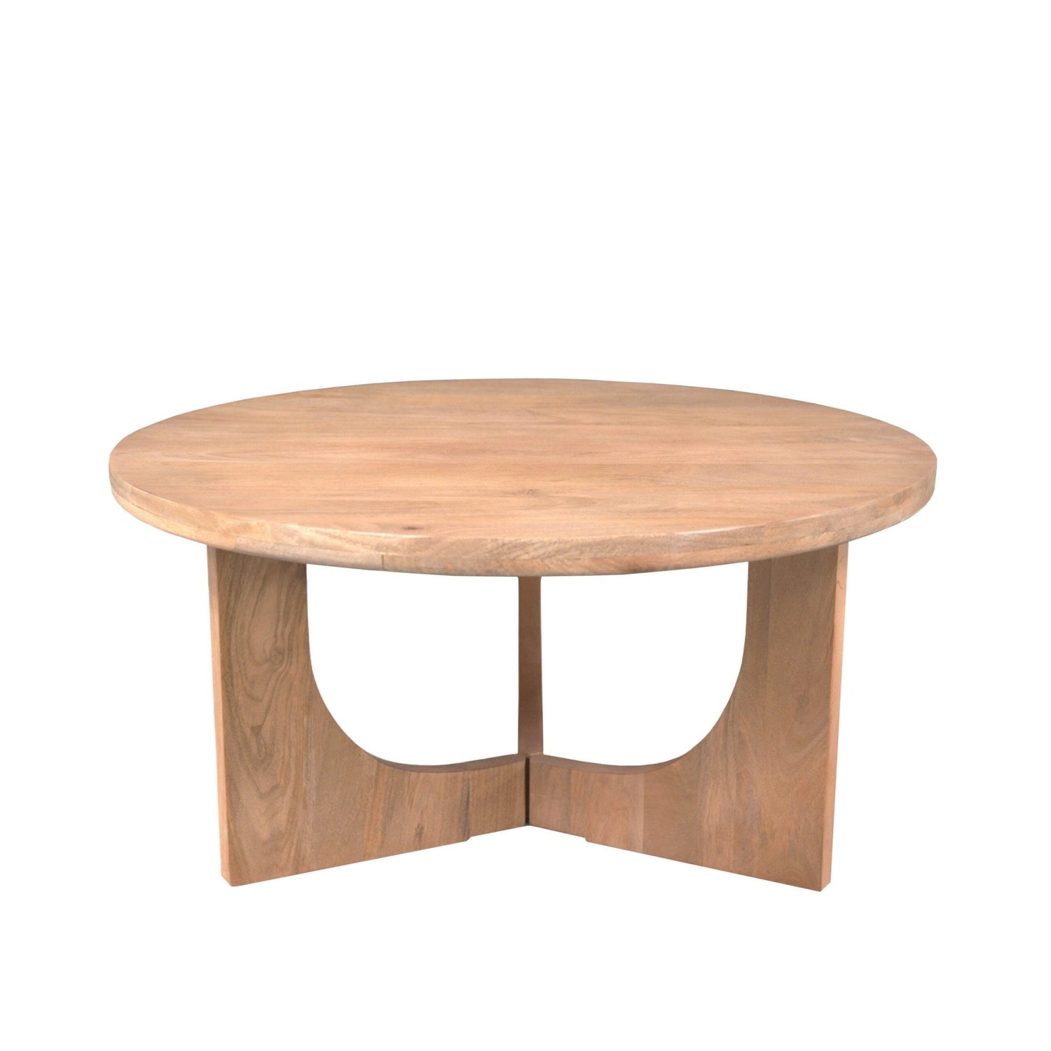 Salontafel Guus Naturel Mangohout 80 cm - Industrieelinhuis.nl
