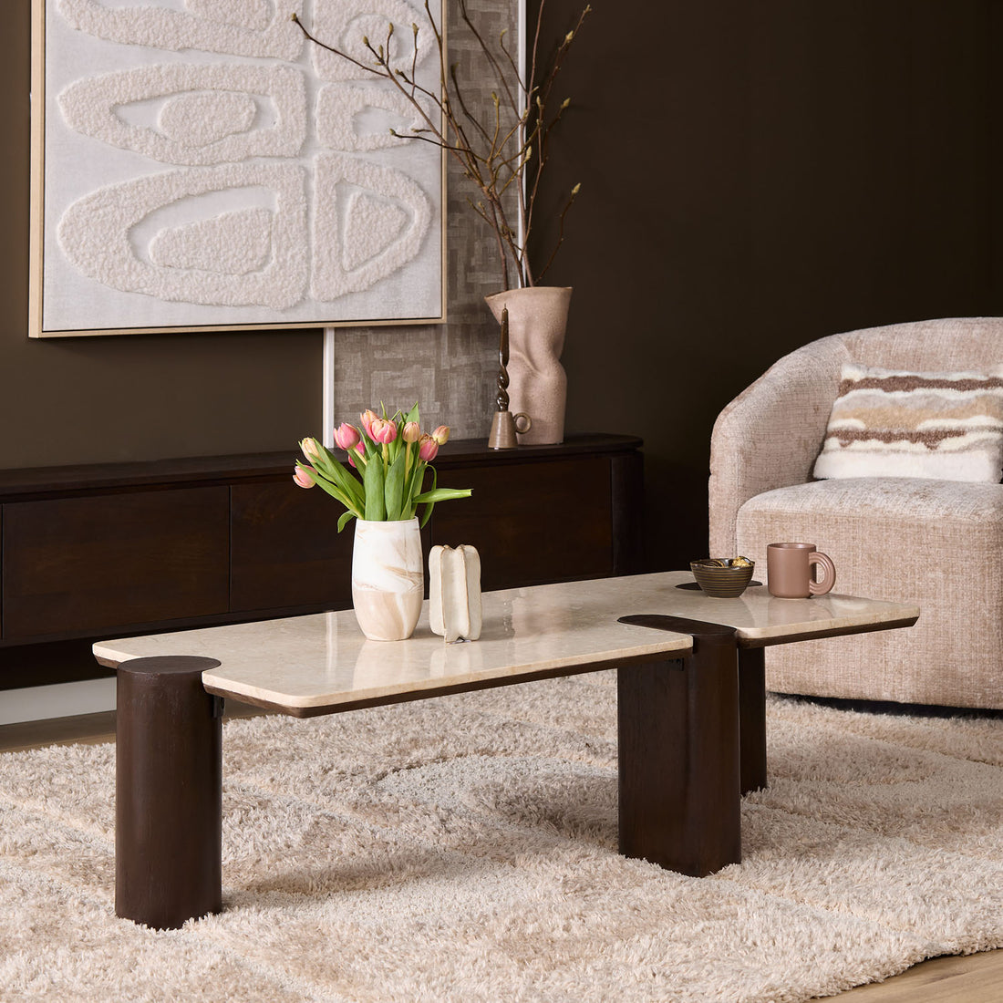 Salontafel Maeve | 128 cm - Industrieelinhuis.nl