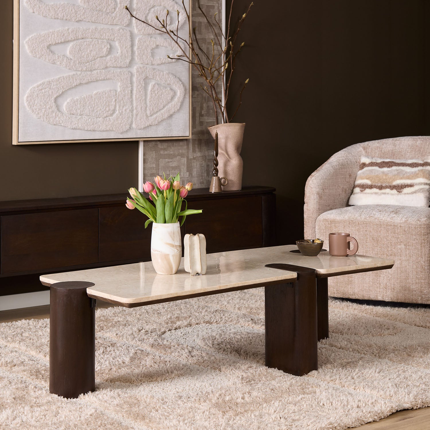 Salontafel Maeve | 128 cm - Industrieelinhuis.nl