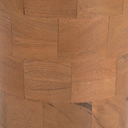 Bijzettafel Zoë Naturel Travertin 33 cm - Industrieelinhuis.nl