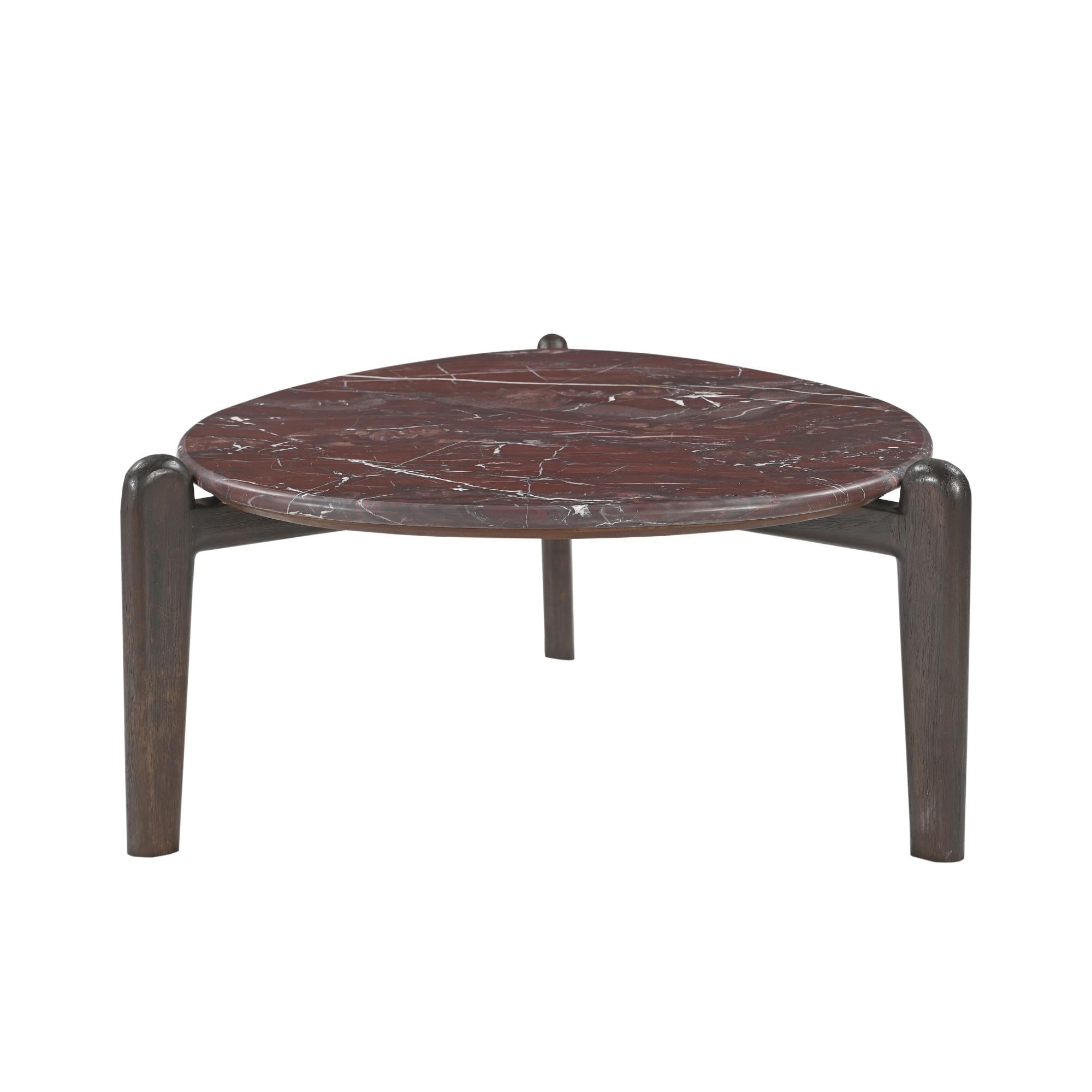 Salontafel Alva Marmer 85 cm - Industrieelinhuis.nl